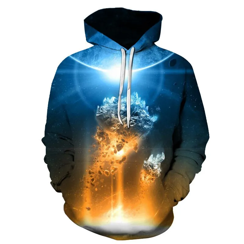 Space Galaxy Wolf Hoodie