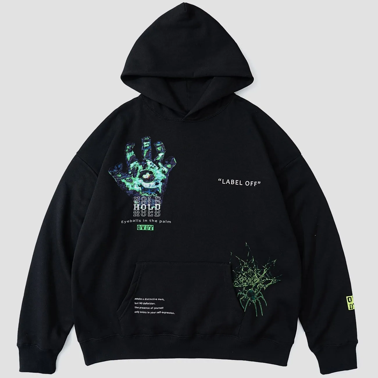 Spider Venom Palm Print Hoodie