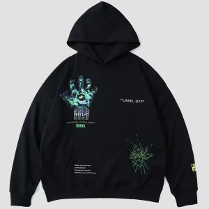 Spider Venom Palm Print Hoodie