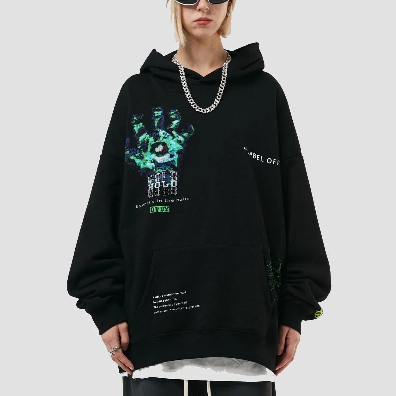 Spider Venom Palm Print Hoodie