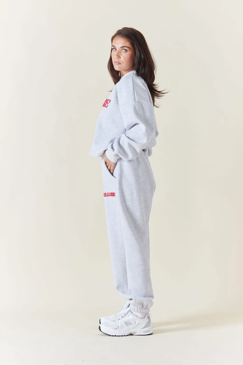 Storm Red Puff Boxy Oversized Track