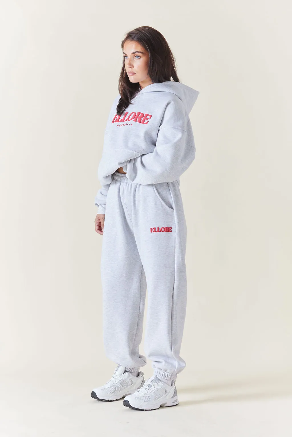 Storm Red Puff Boxy Oversized Track