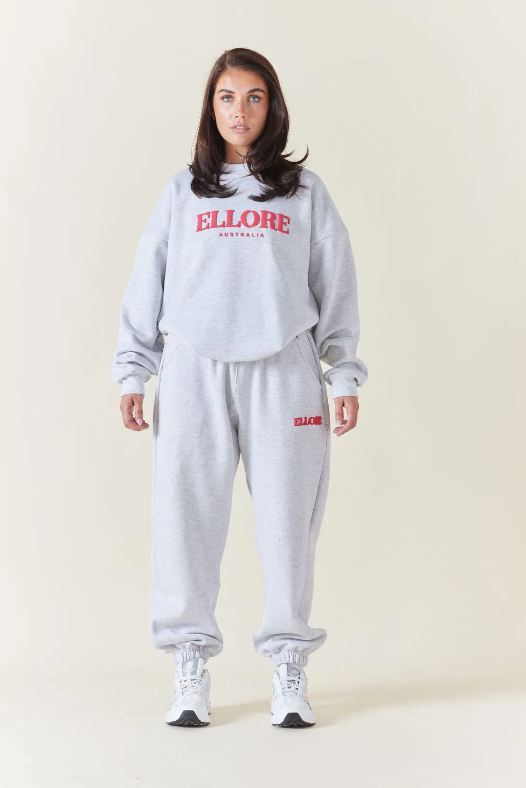Storm Red Puff Boxy Oversized Track
