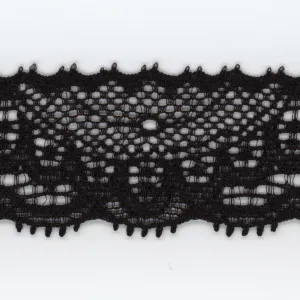 Stretch Trimming Lace #50 Black