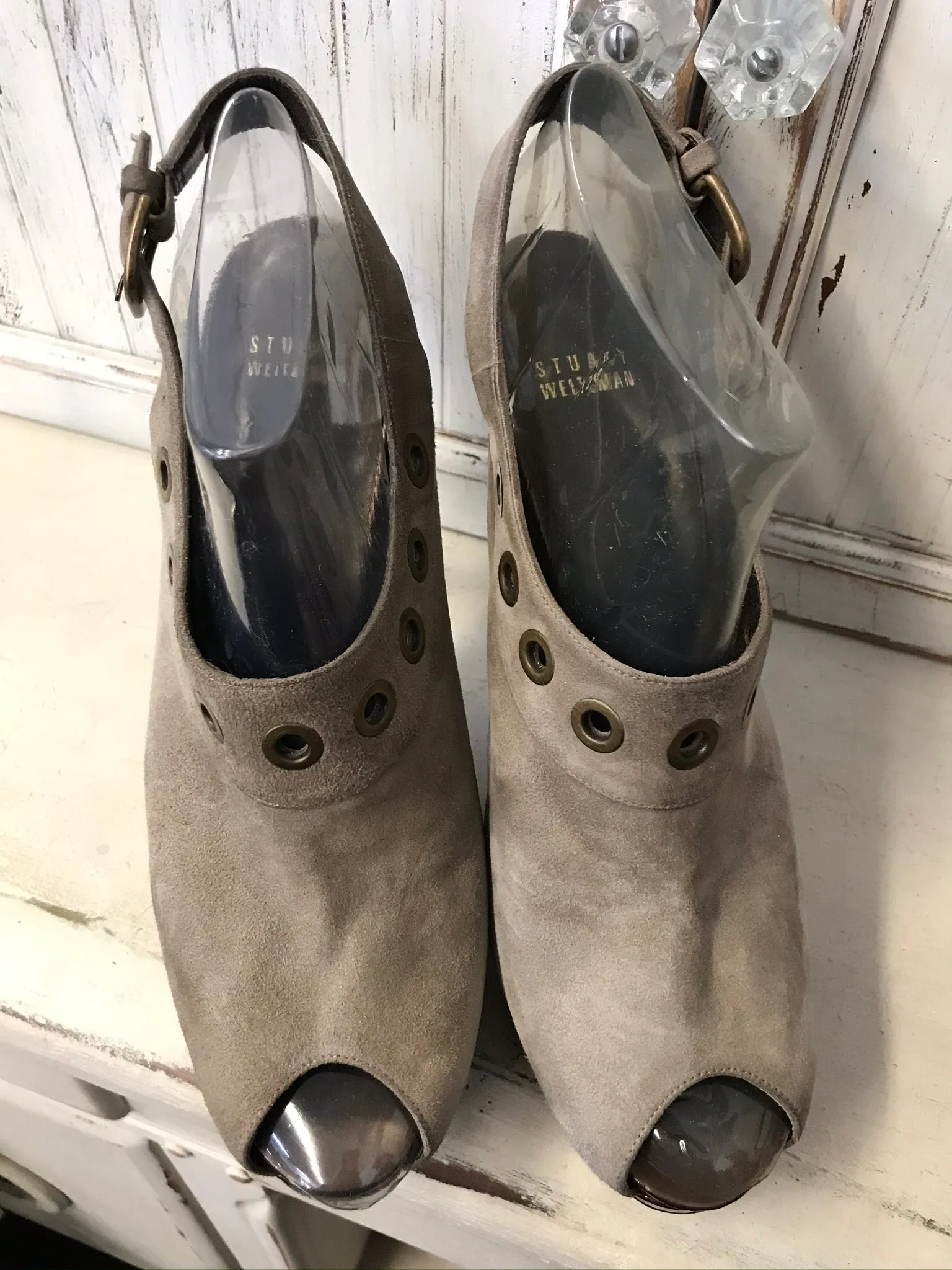 Stuart Weitzman Open Toe Platform