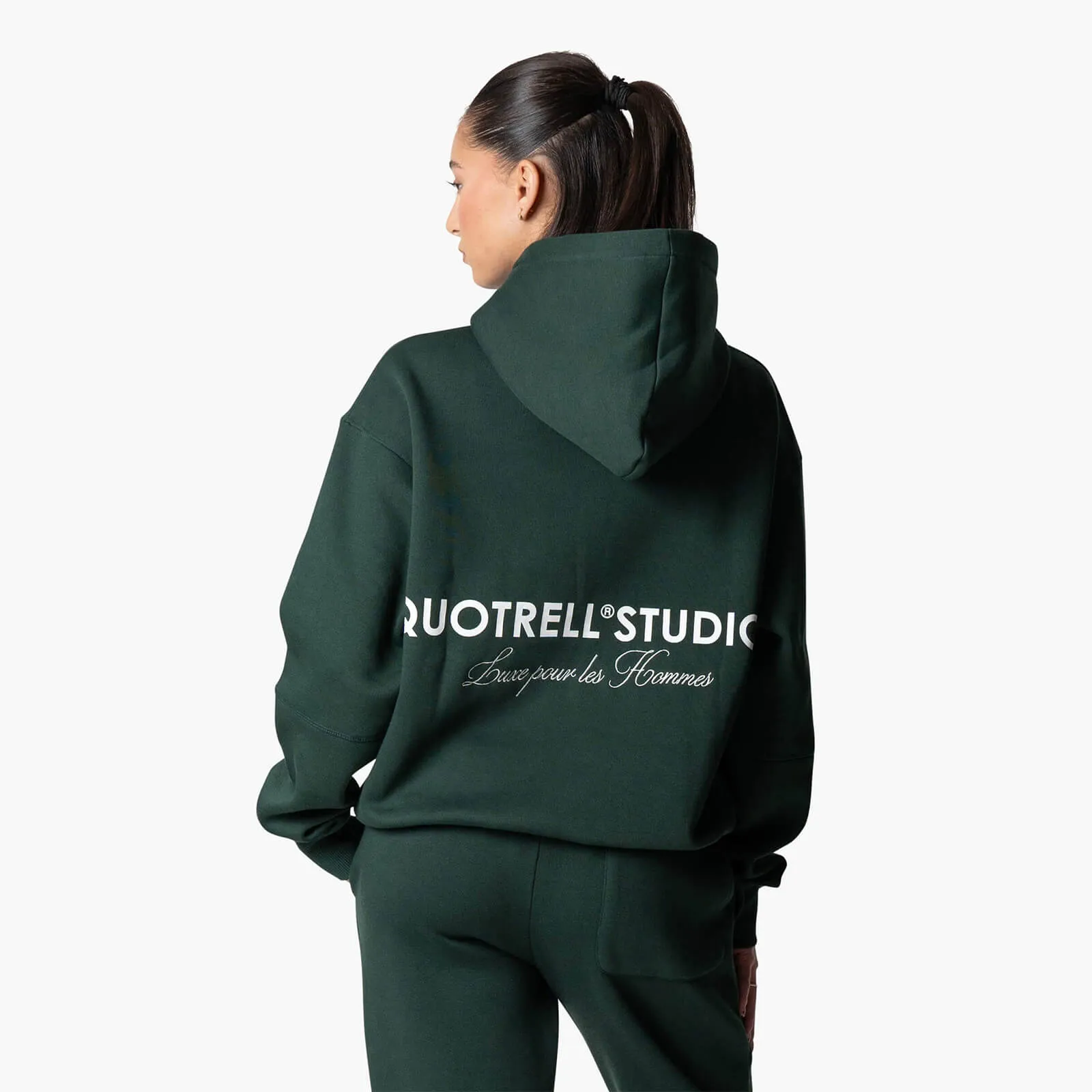 STUDIOS HOODIE | PETROL/WHITE