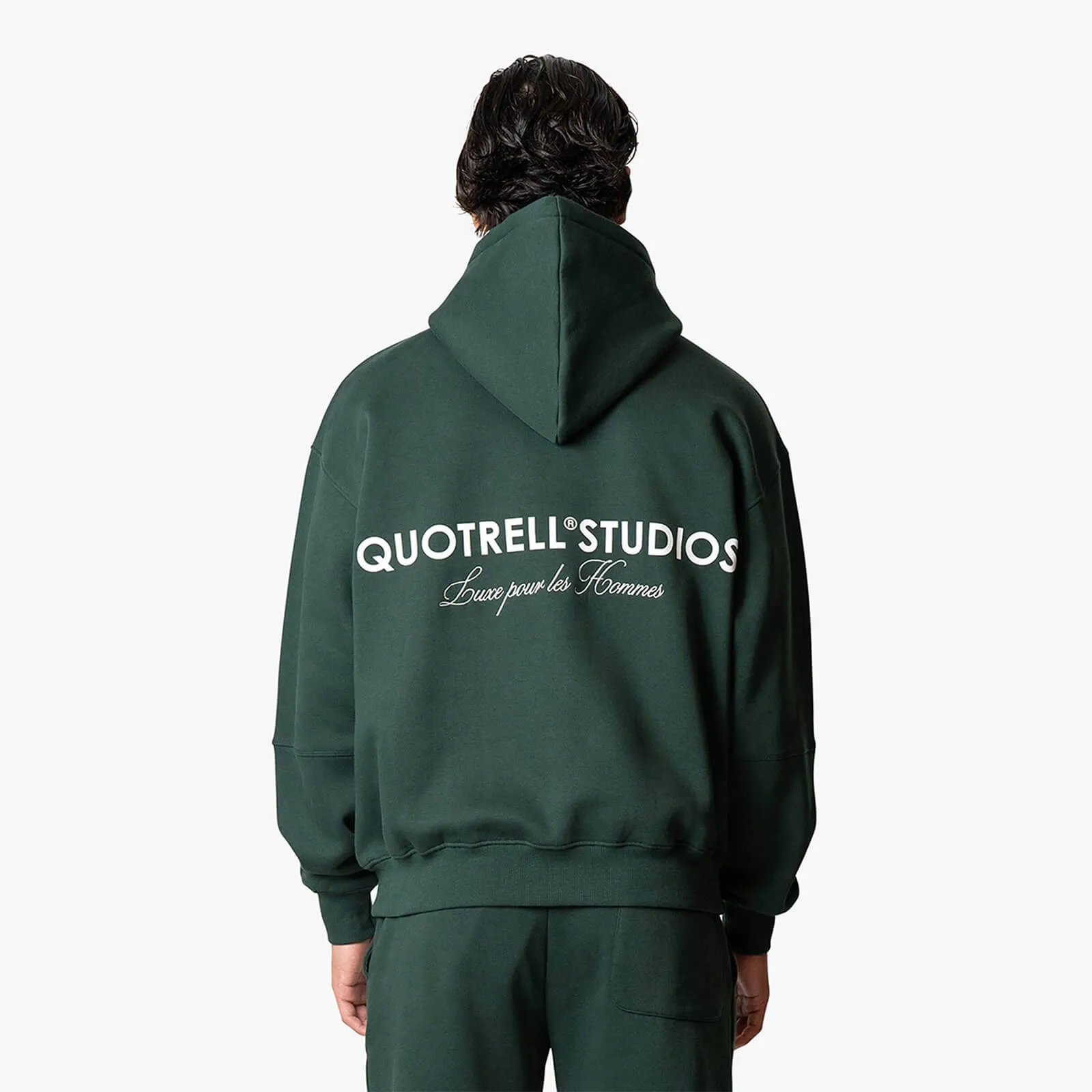 STUDIOS HOODIE | PETROL/WHITE