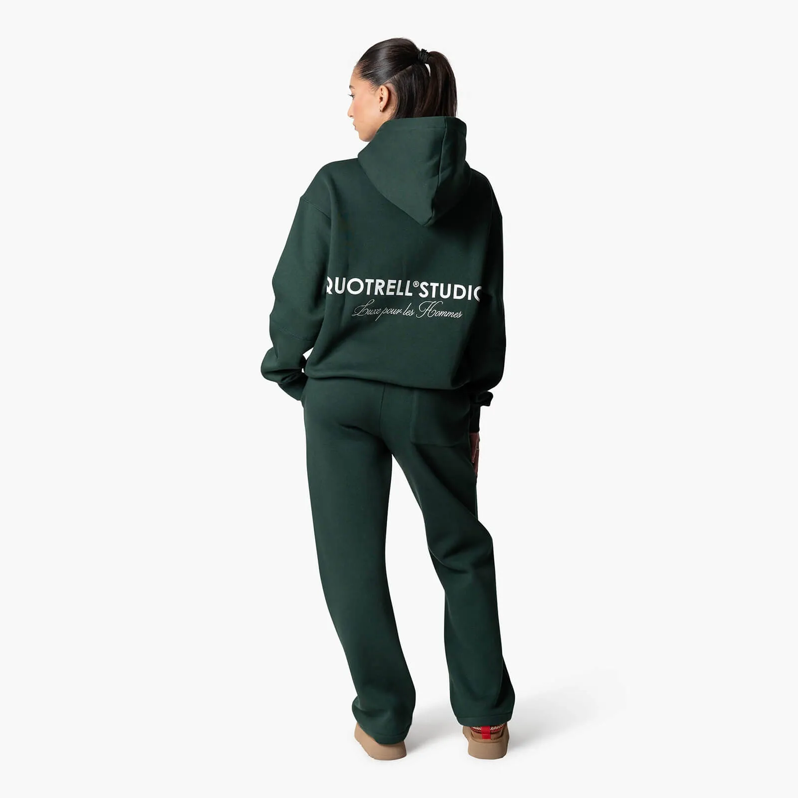 STUDIOS HOODIE | PETROL/WHITE