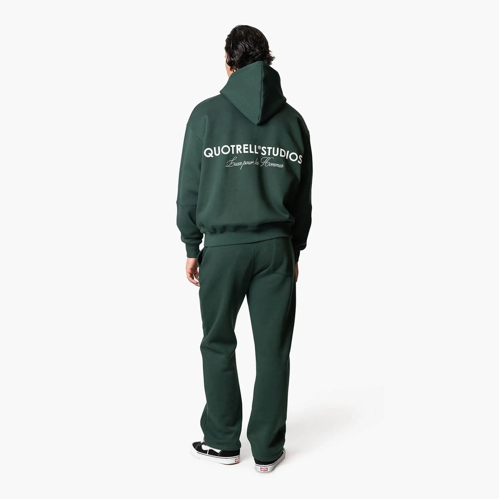 STUDIOS HOODIE | PETROL/WHITE