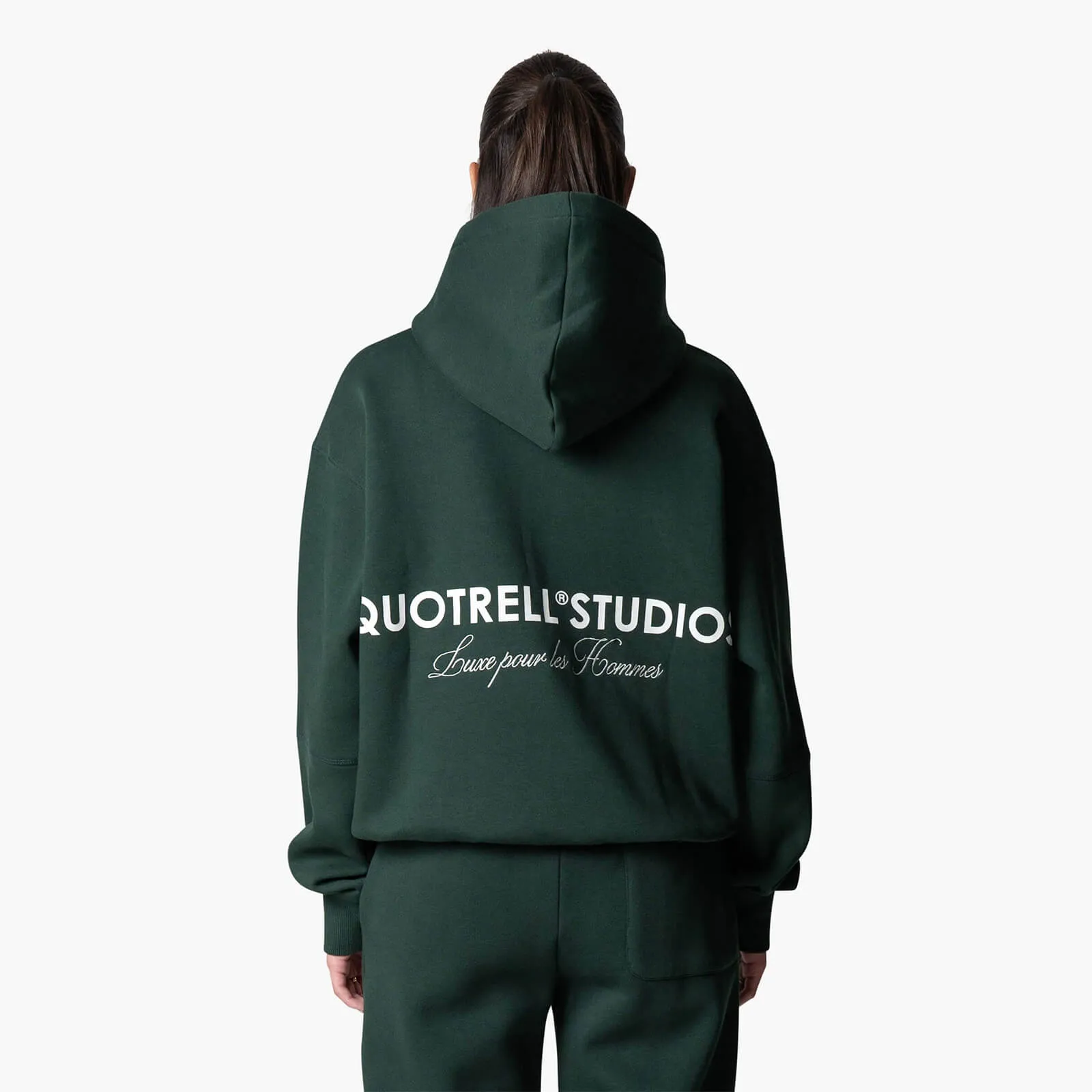 STUDIOS HOODIE | PETROL/WHITE