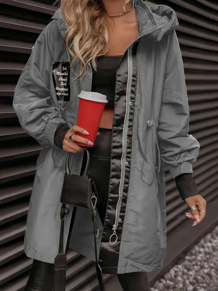 Stylish hooded Raina jacket