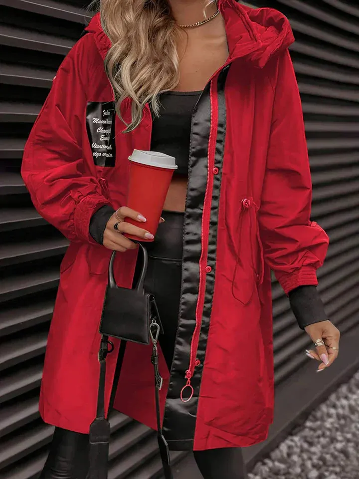 Stylish hooded Raina jacket