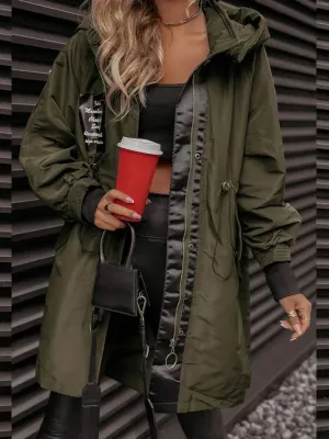 Stylish hooded Raina jacket