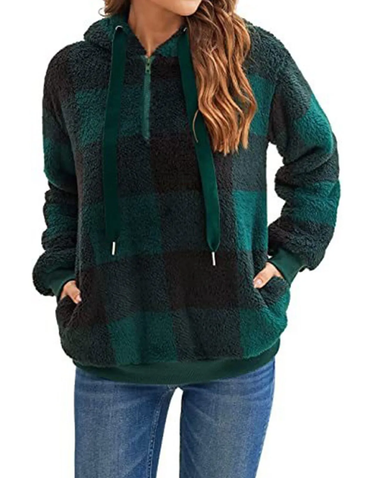 Stylish jumper with half zip - Ideal for layering