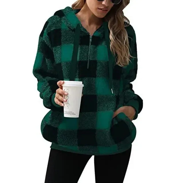 Stylish jumper with half zip - Ideal for layering