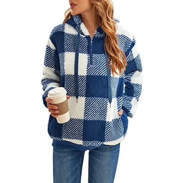 Stylish jumper with half zip - Ideal for layering