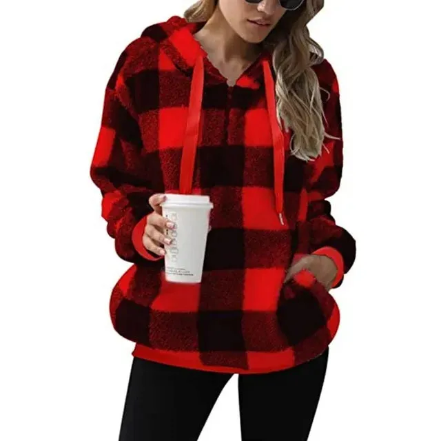 Stylish jumper with half zip - Ideal for layering