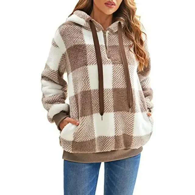 Stylish jumper with half zip - Ideal for layering