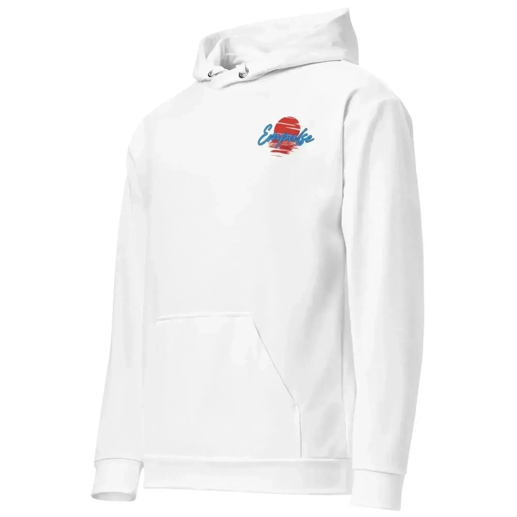 Sunset Print Fleece Hoodie
