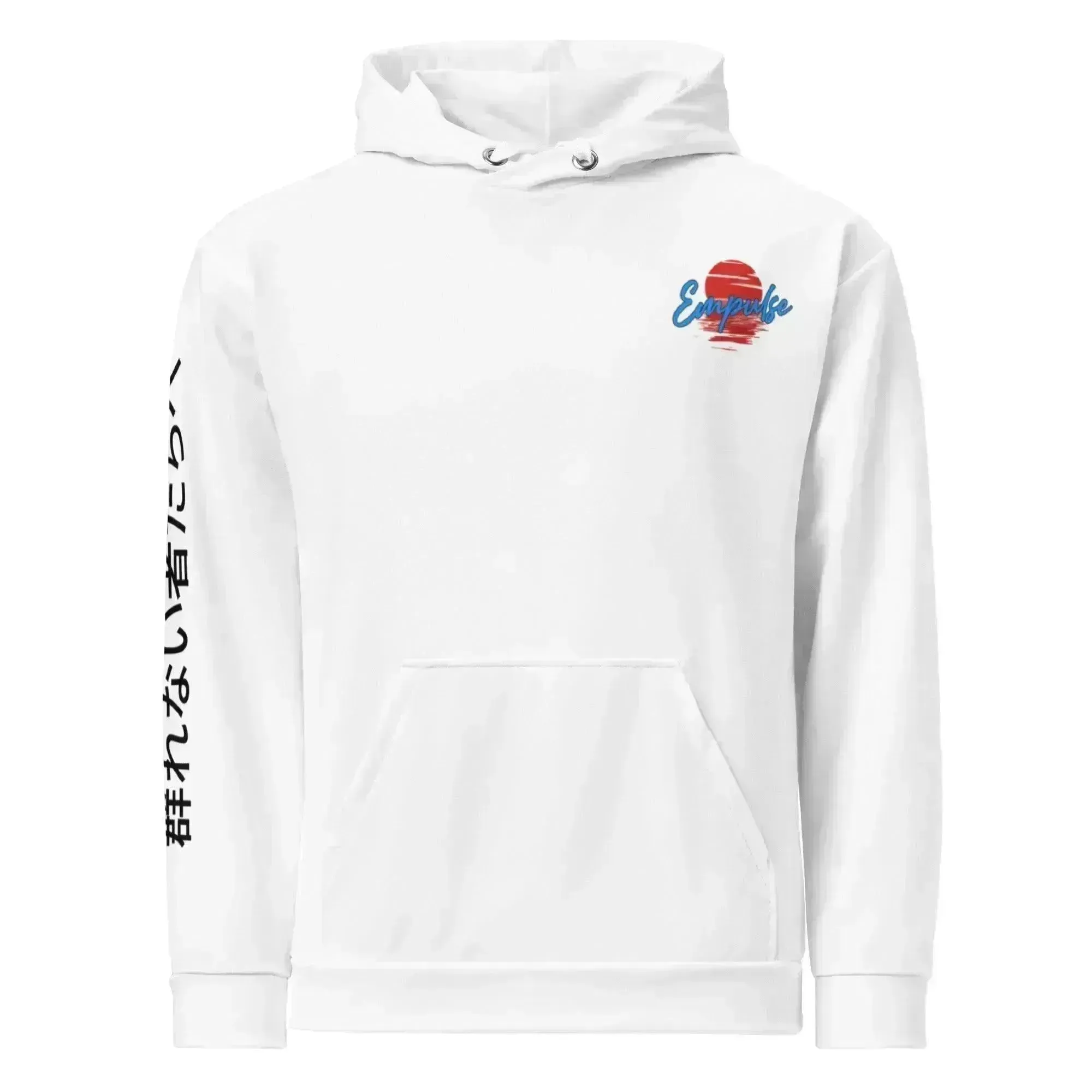 Sunset Print Fleece Hoodie