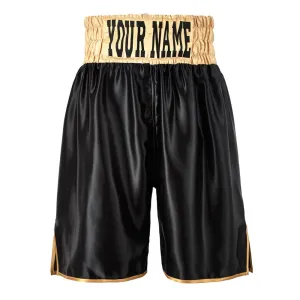 SUZI WONG -HAGLER CLASSIC SATIN BOXING SHORTS