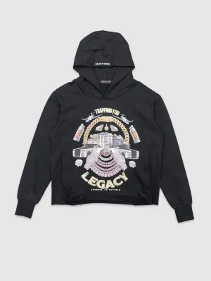 SW-CHDSIW5165-Trapping For Legacy Crop Hoodie