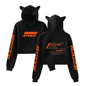 Sweatshirts oreille de chats Ateez