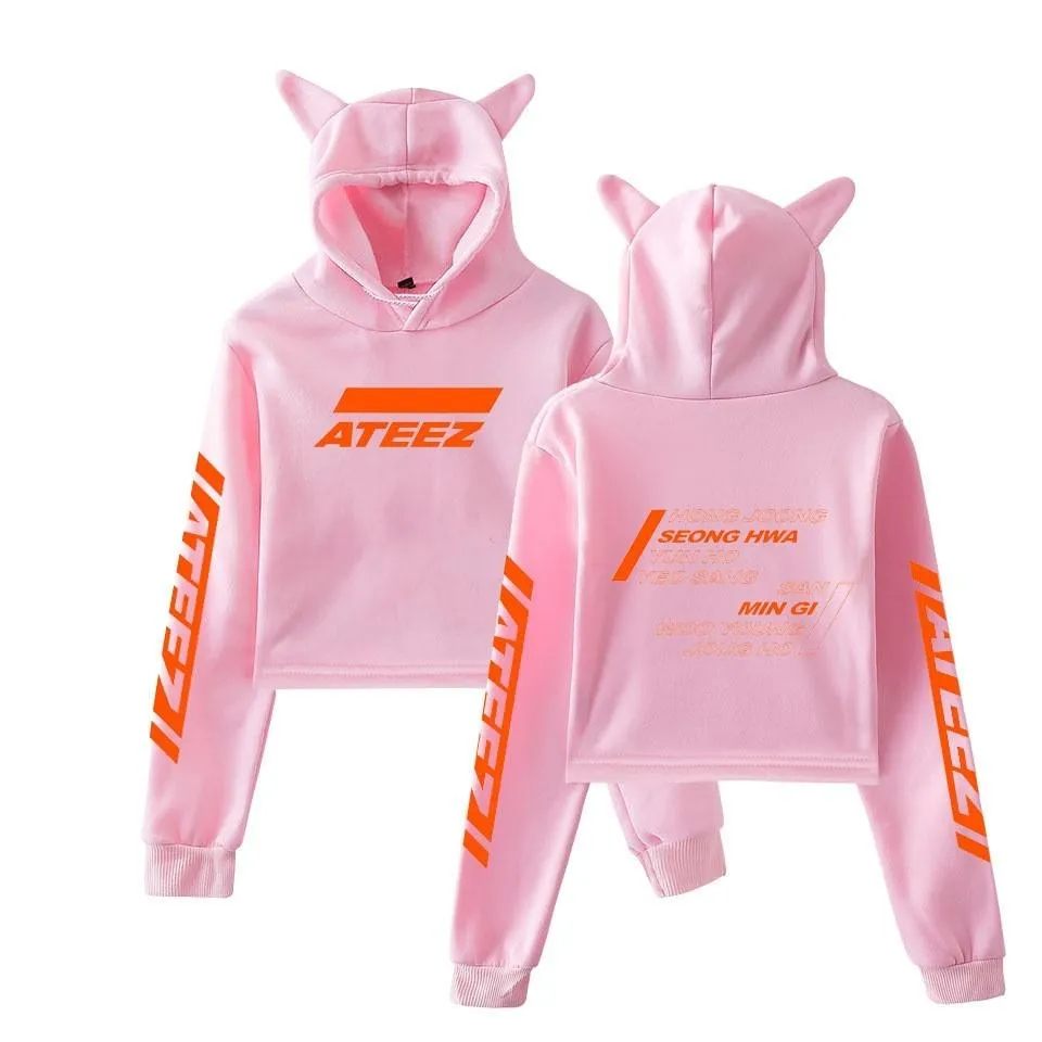 Sweatshirts oreille de chats Ateez