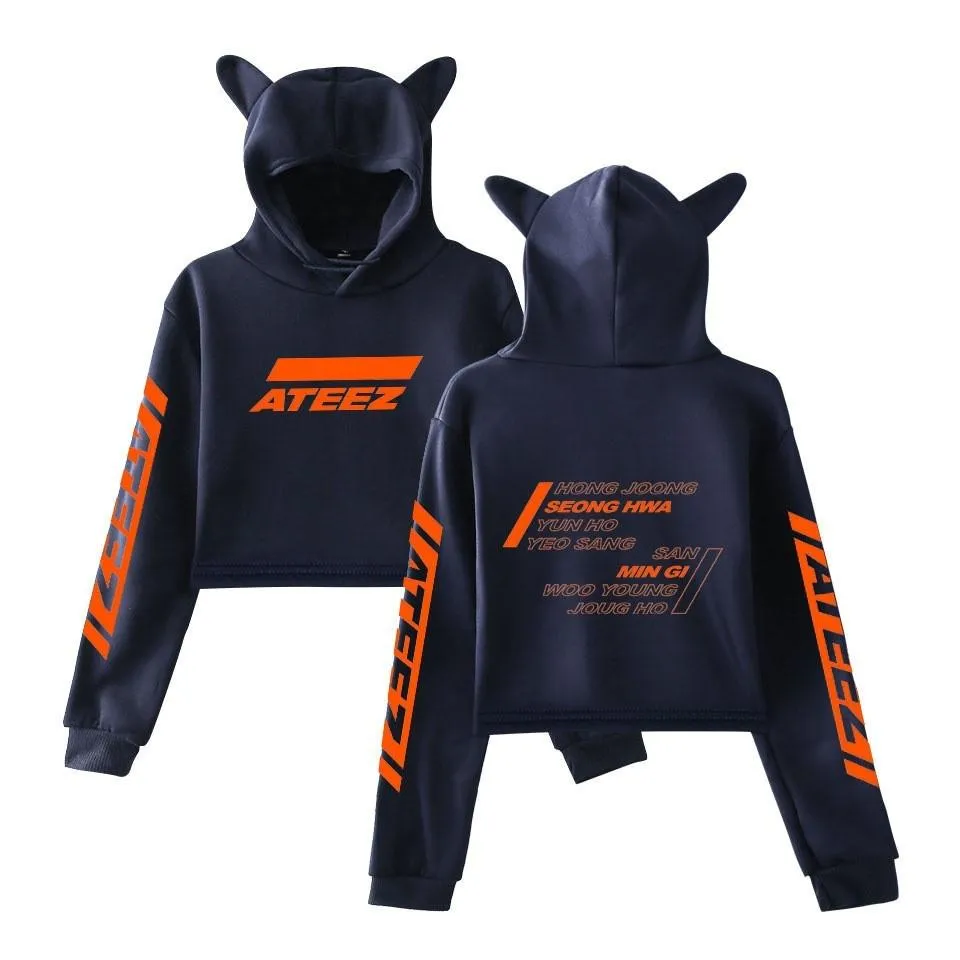 Sweatshirts oreille de chats Ateez