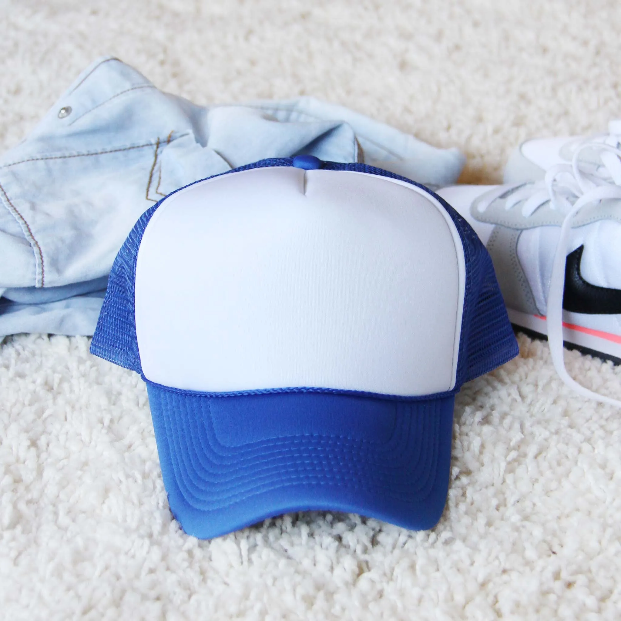 Sweet Trucker Hat in Blue