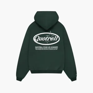SYDNEY ZIP HOODIE | PETROL/WHITE