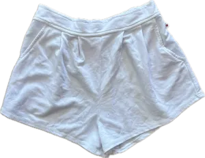 T2LOVE-  PLEATED FRONT ELASTIC PKT SHORT (white)