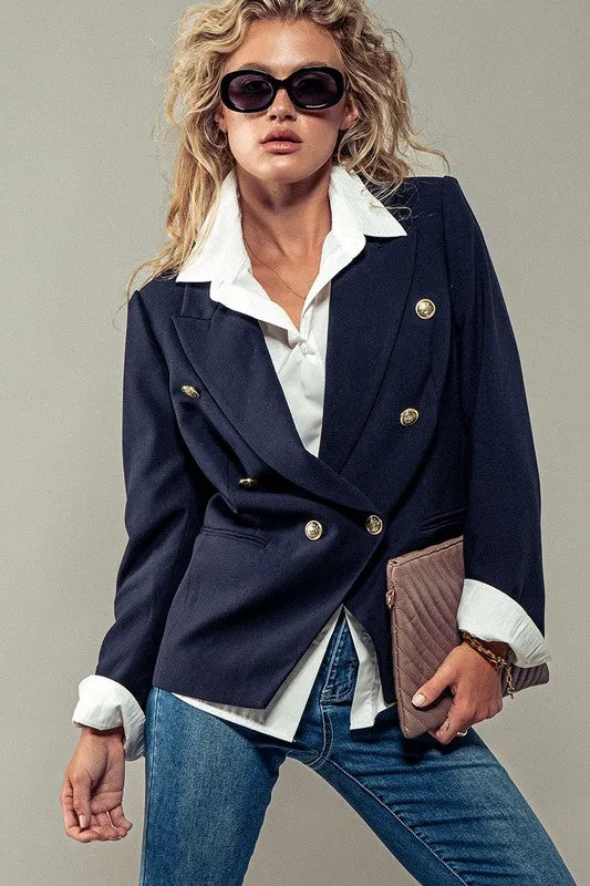 Take Point Double-Breasted Blazer
