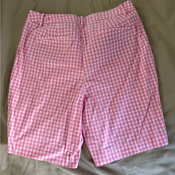 Talbots Perfect Pink Gingham Shorts