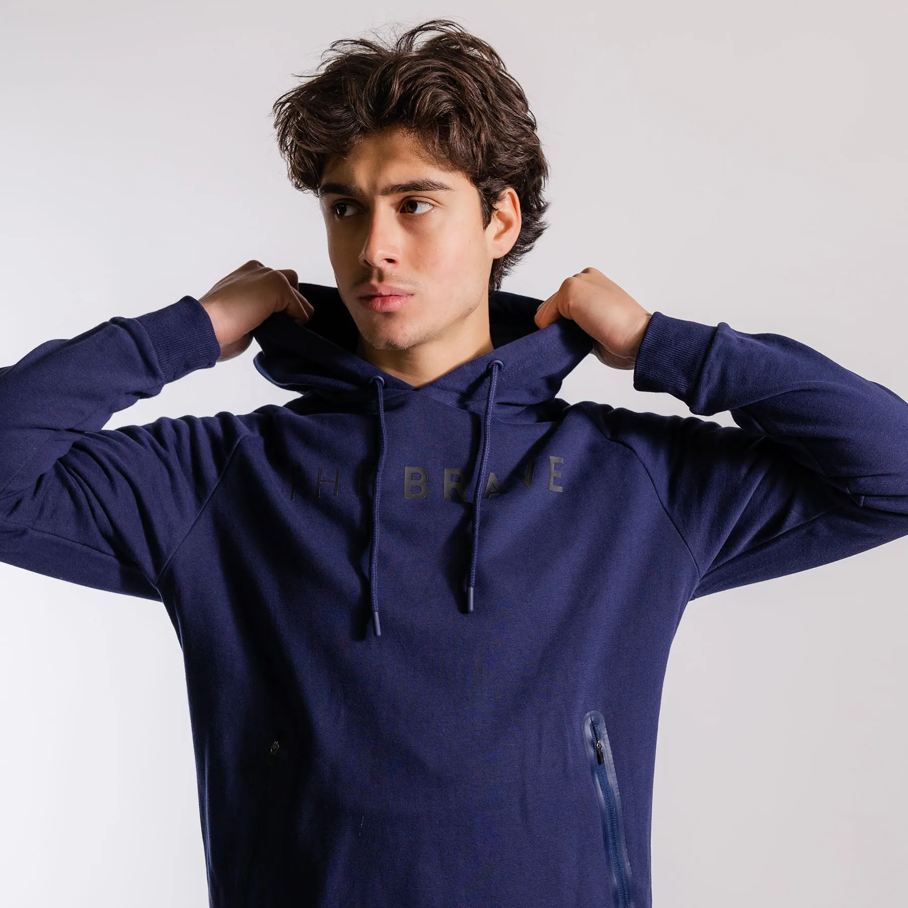 THE BRAVE - MEN'S SIGNATURE OVERHEAD HOODIE 2.0 - DARK NAVY