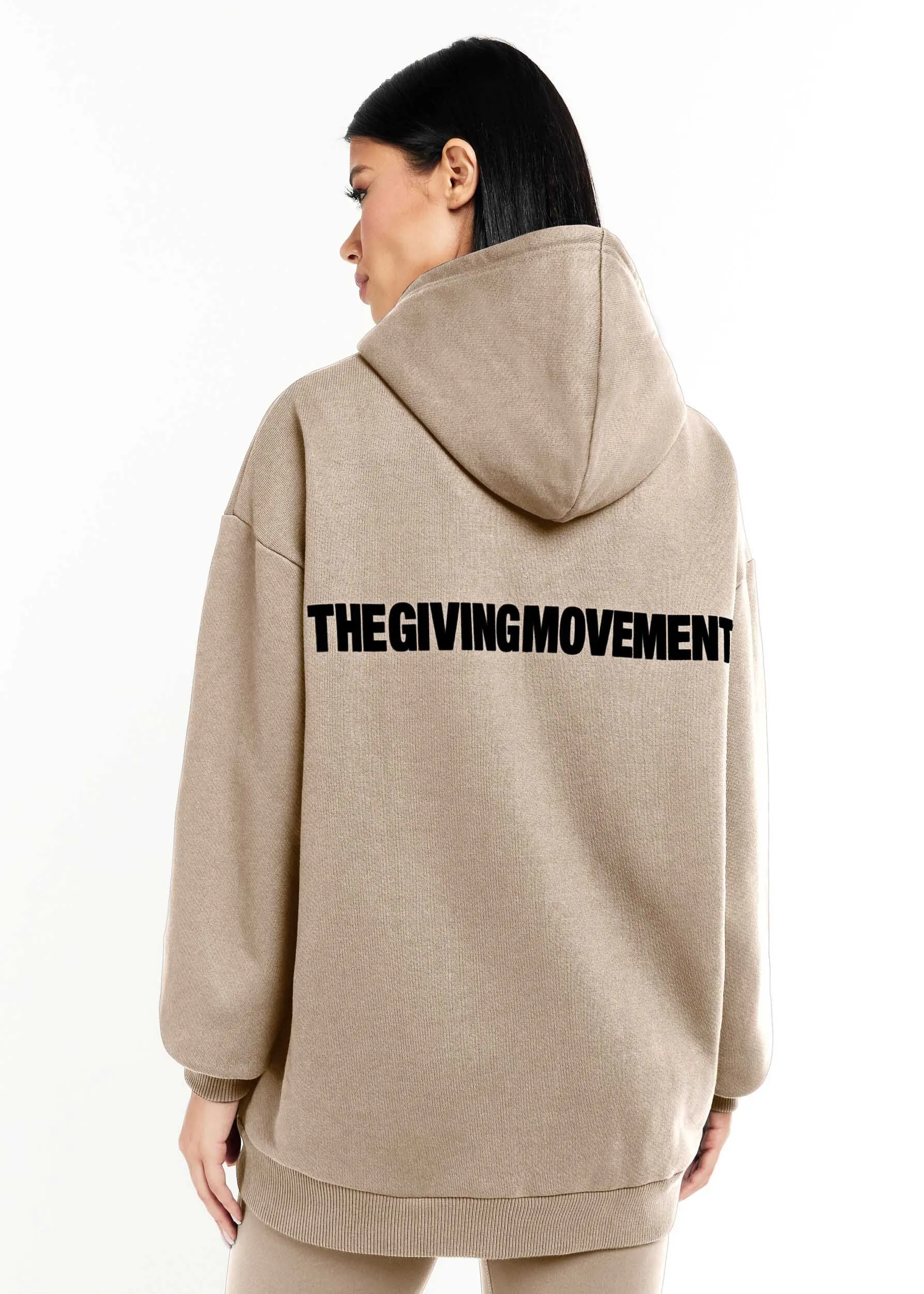 THE GIVING MOVEMENT OVERSIZED ZIP HOODIE