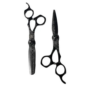 THE GRAND MASTER NOVA BLACK SHEAR SET 6 Inch