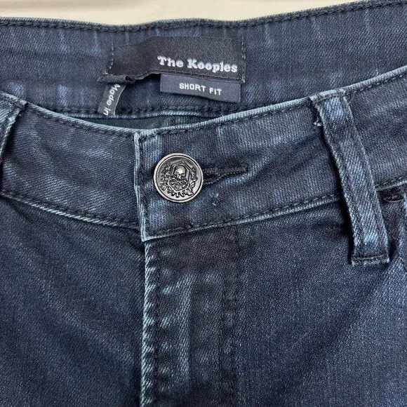 The Kooples Short Fit Blue Soft Denim Jeans  Size 29
