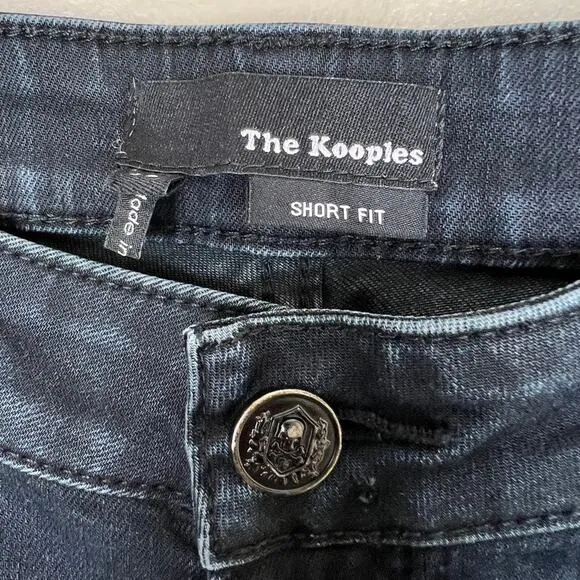 The Kooples Short Fit Blue Soft Denim Jeans  Size 29