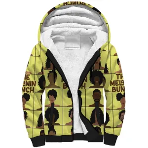 The Melanin Bunch African Sherpa Hoodie Afro Black People DT03