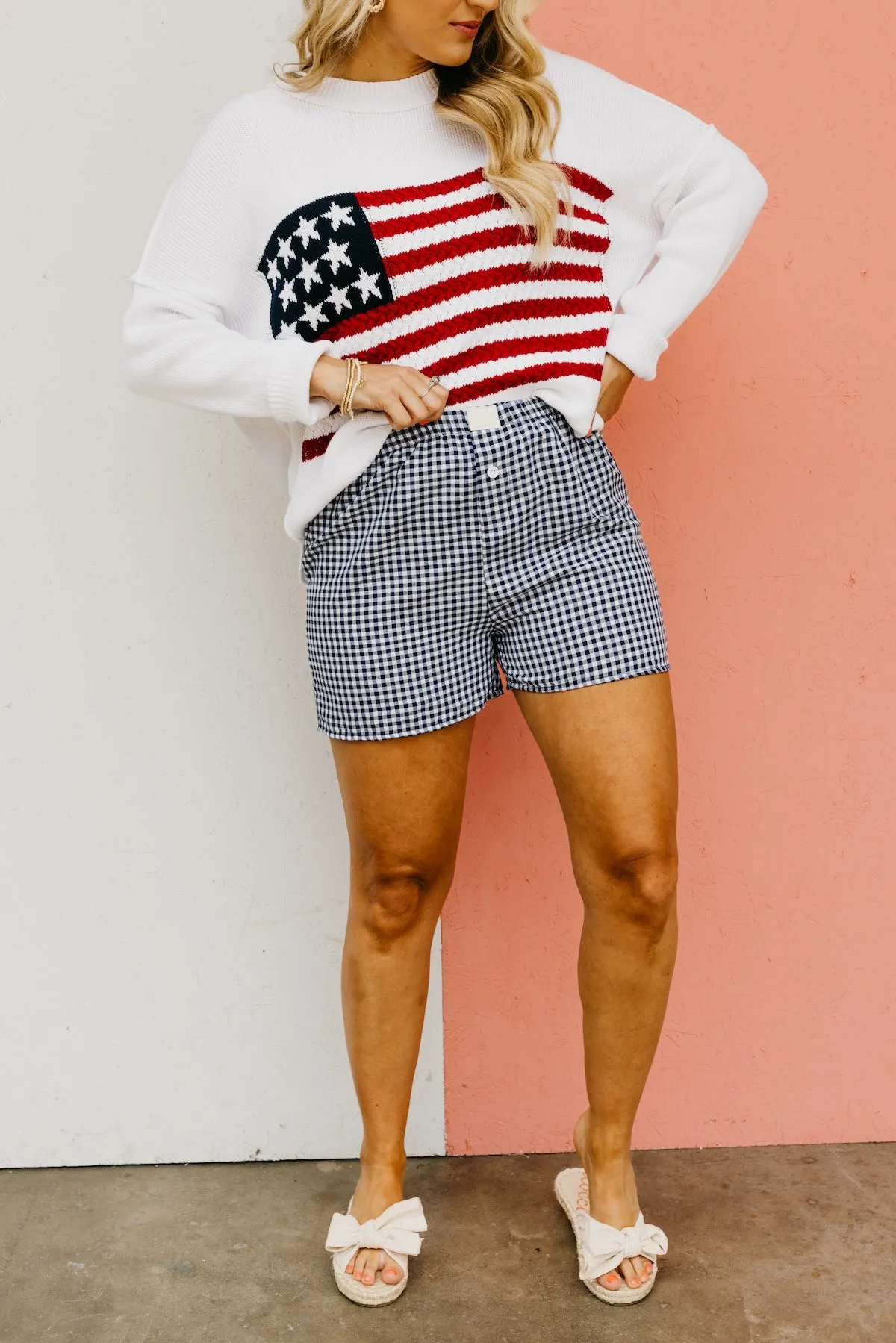 The Mina Gingham Shorts