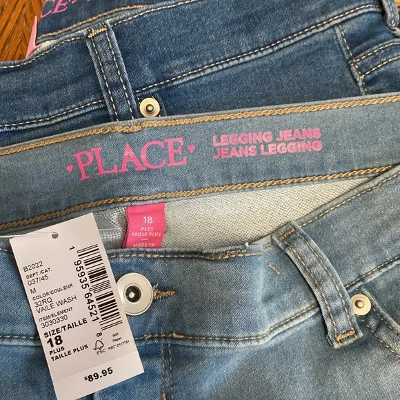 The Place NWT WOMAN 10-14 TWEEN 18plus Bundle 3 pairs jean Jeggings