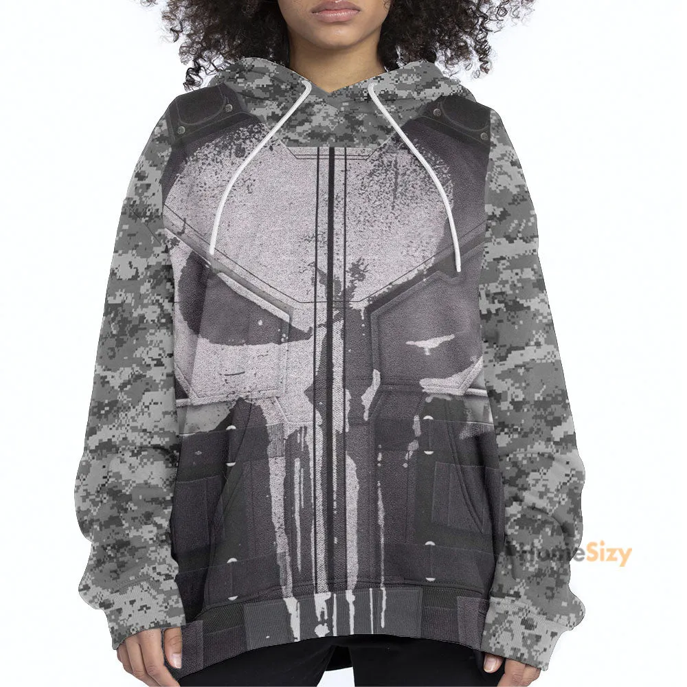 The Punisher Custom Cosplay Costume T-shirt - Hoodies QT212412Hc
