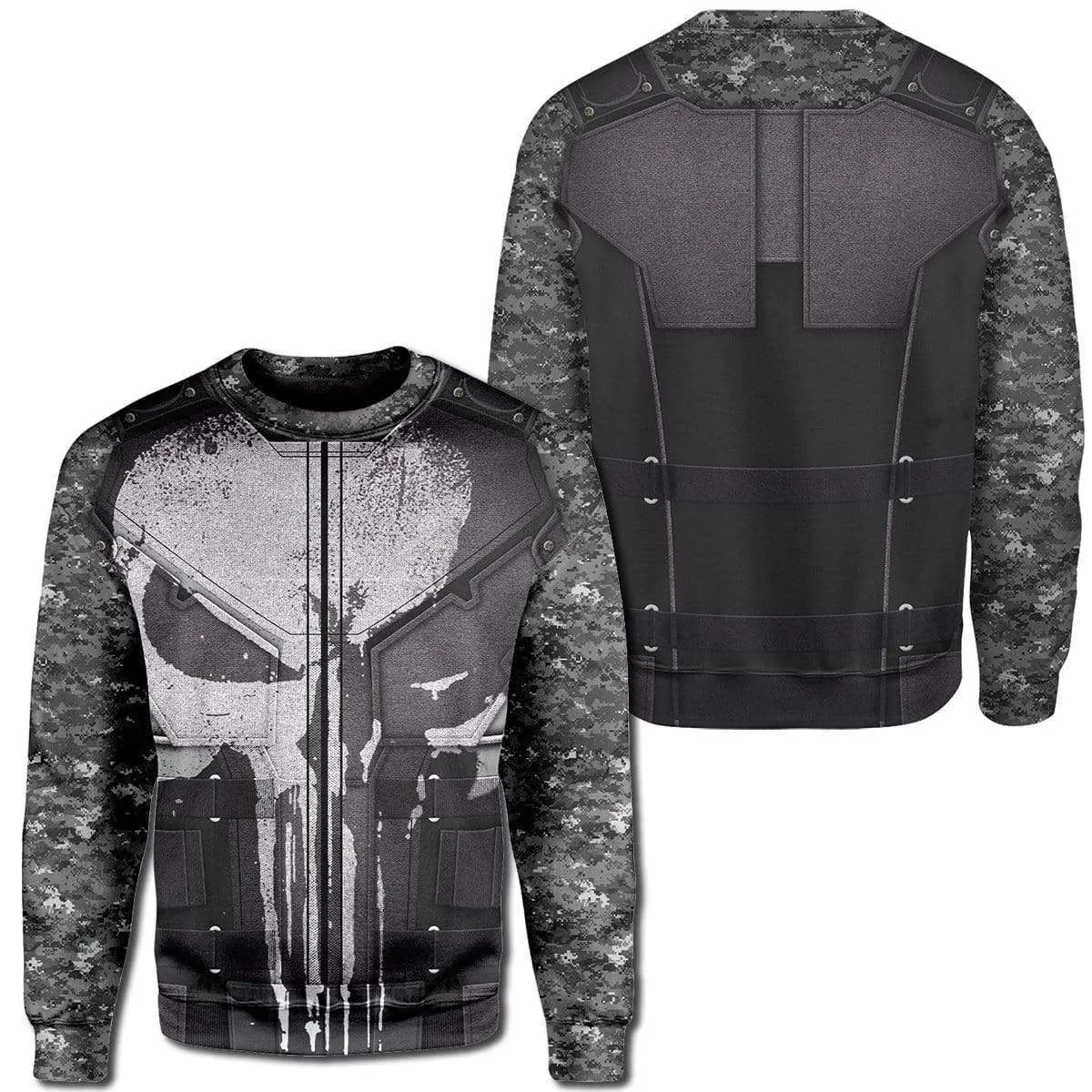 The Punisher Custom Cosplay Costume T-shirt - Hoodies QT212412Hc