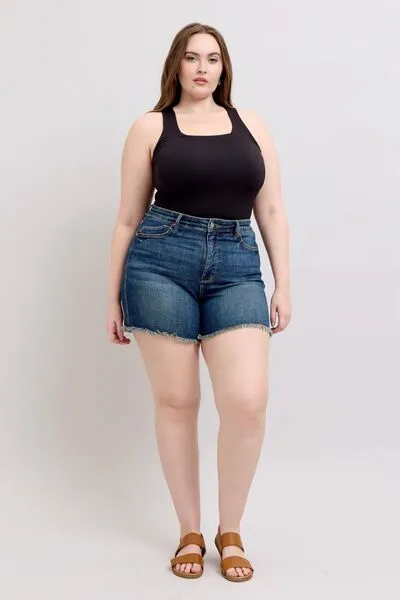 The Susan - Judy Blue Tummy Control Denim Shorts