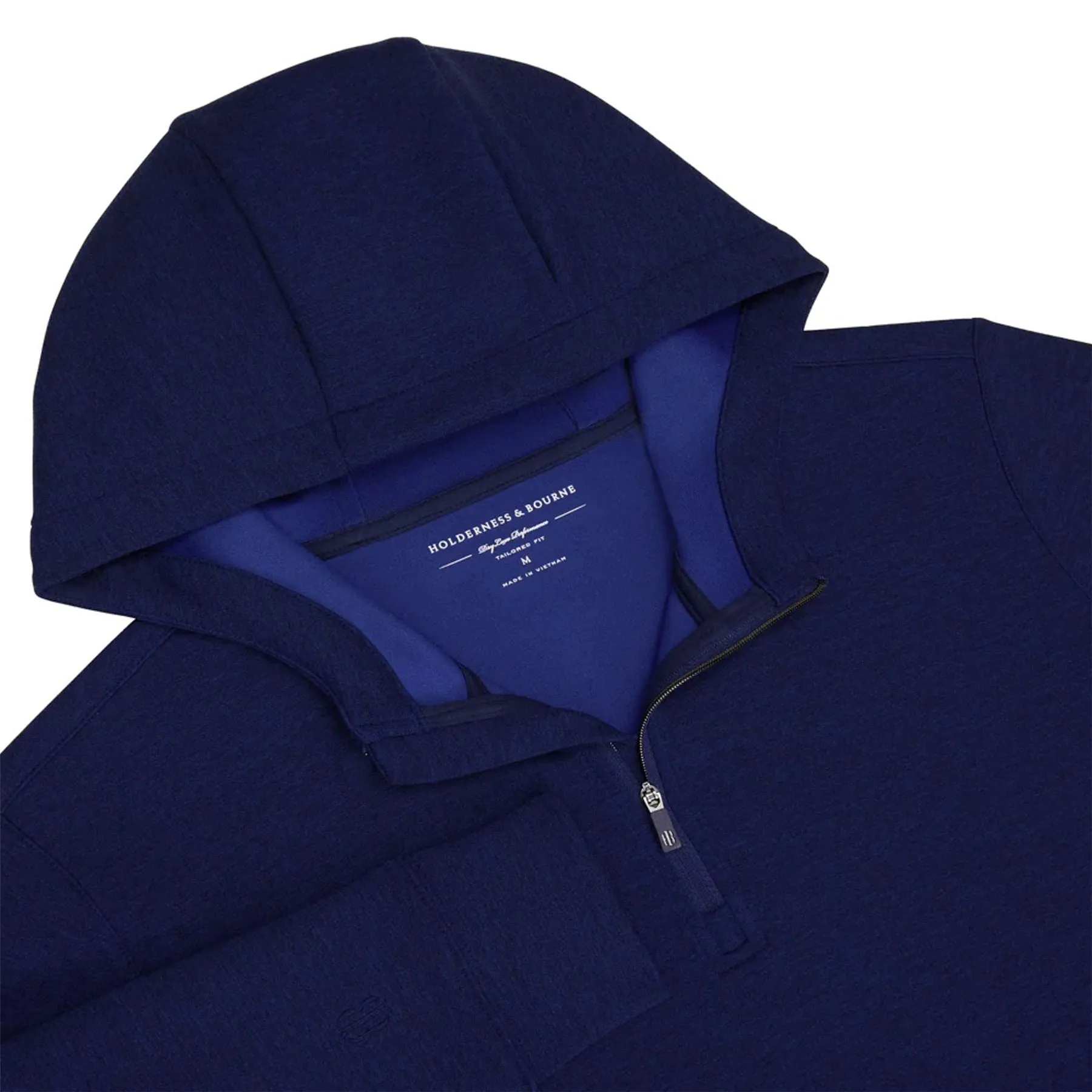 The Tilley Hooded Pullover Heathered Navy