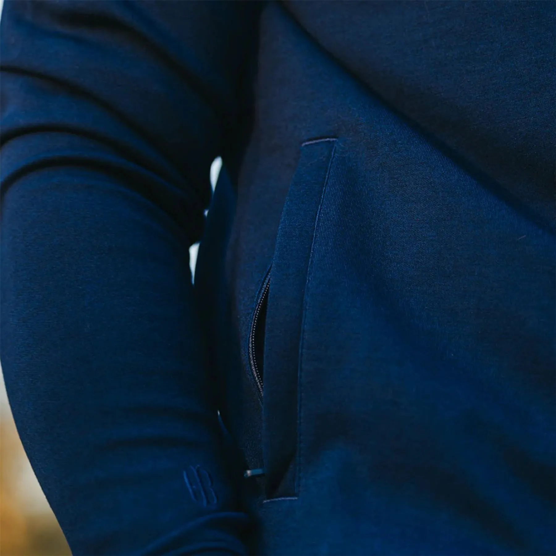 The Tilley Hooded Pullover Heathered Navy