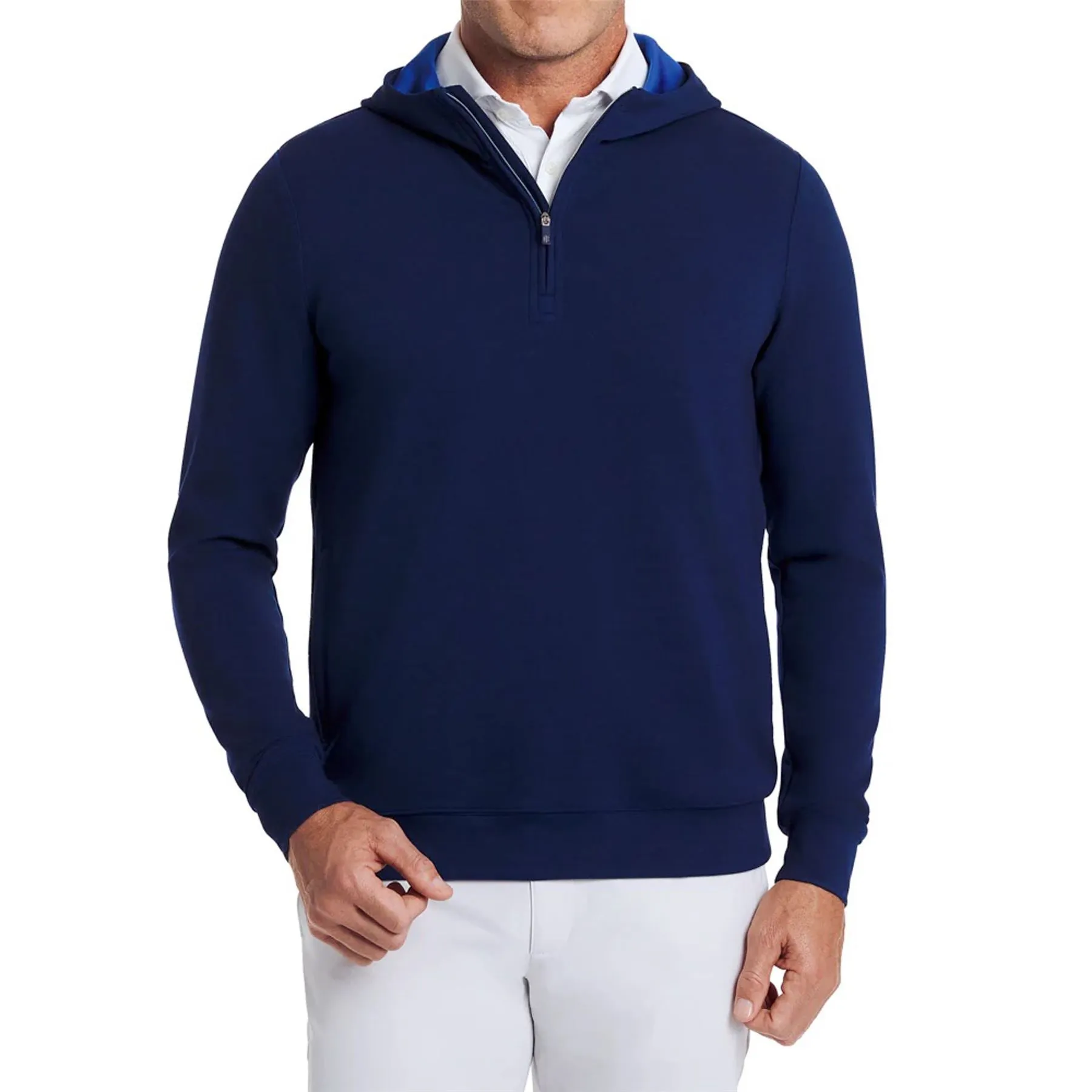 The Tilley Hooded Pullover Heathered Navy