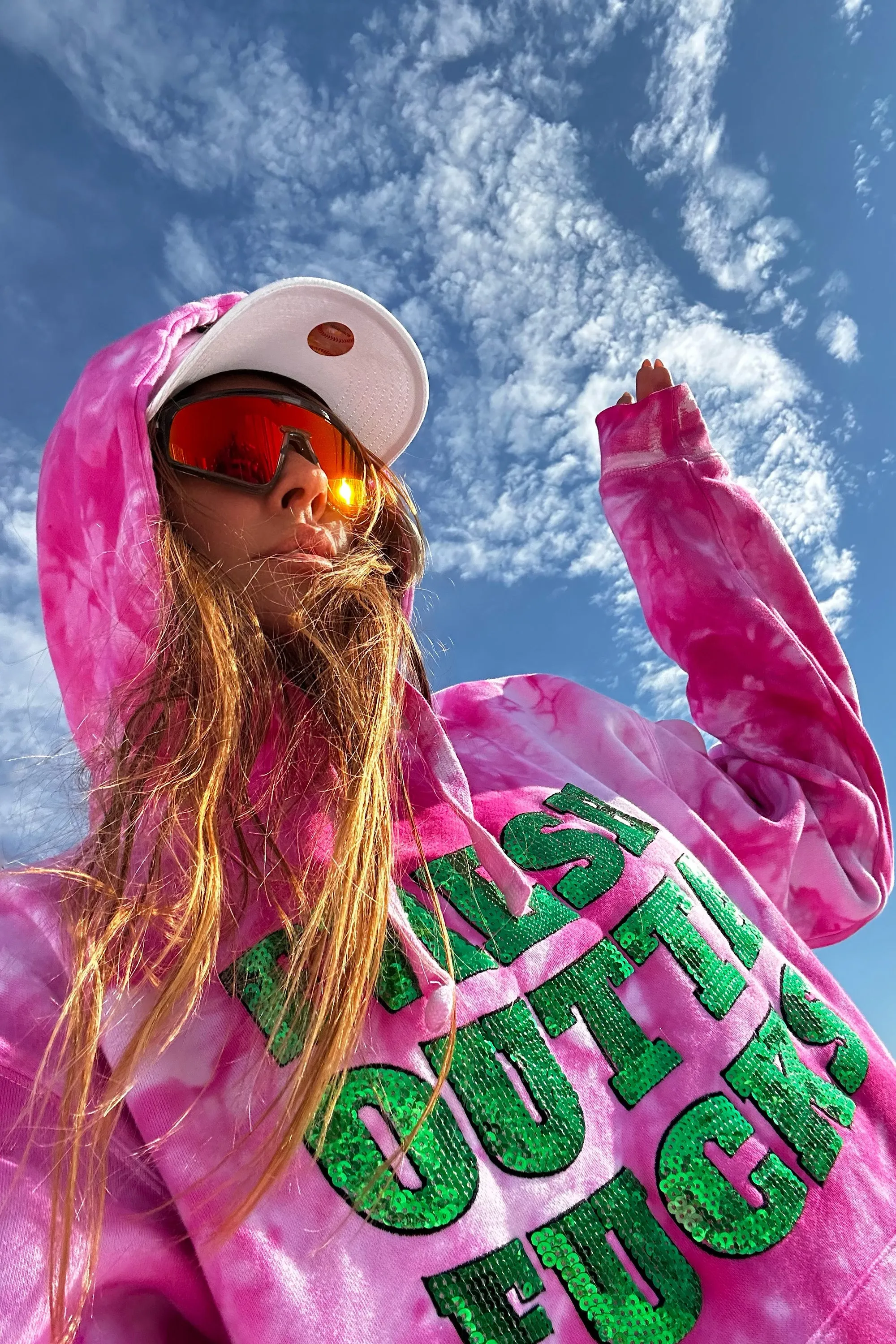 TIE DYE FRESH OUTTAFUCKS HOODIE