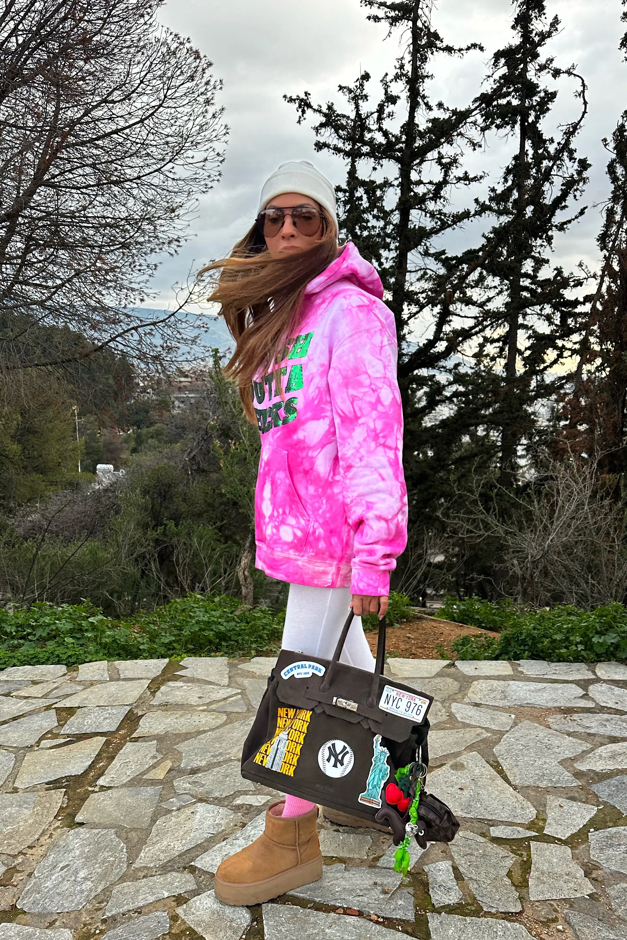 TIE DYE FRESH OUTTAFUCKS HOODIE
